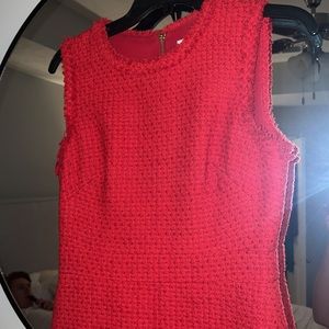 Size 2 Red Tweed Kate Spade Dress